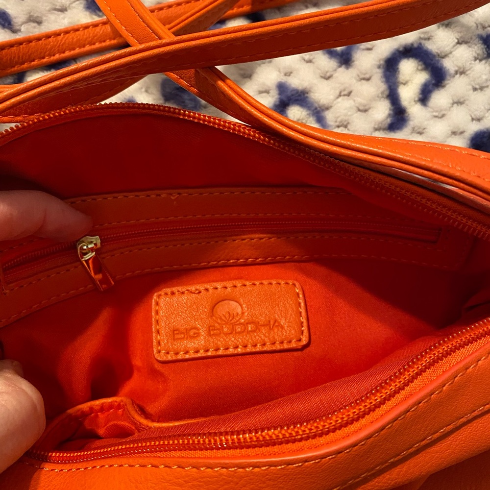 Big Budha cute red orange the color hard to find bag